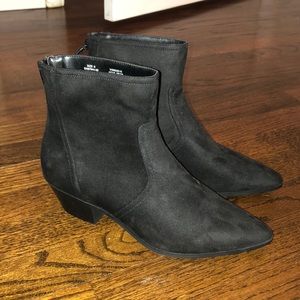 NWT Faux Suede Bootie